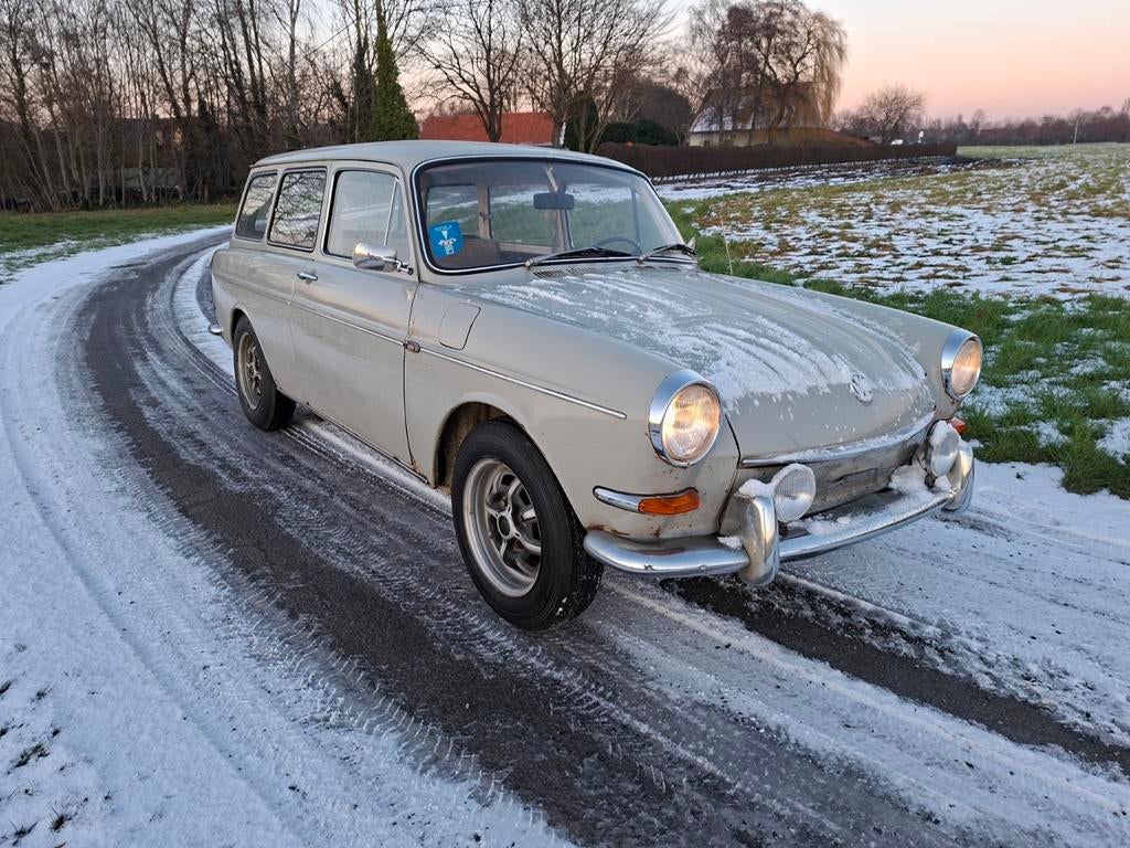 Vw variant '68, Auto's, Bruin, Volkswagen, Handgeschakeld, 3 deurs