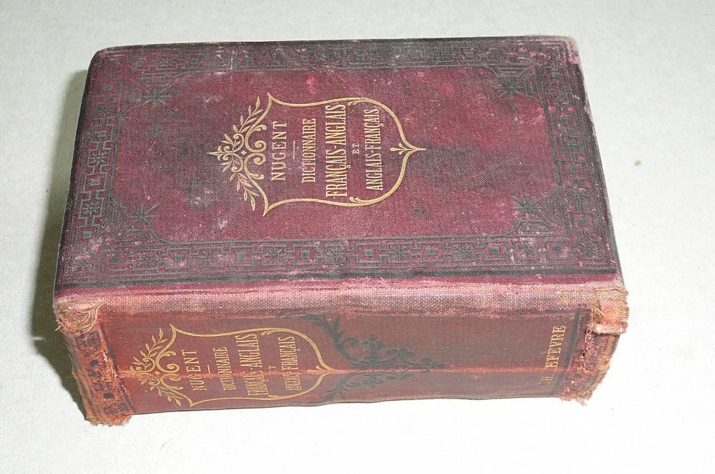 Nouveau dictionnaire français - anglais et anglais - françai, Antiek en Kunst, Ophalen of Verzenden, Nugent
