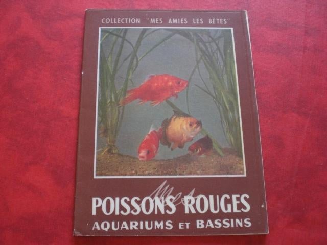 Livre MES POISSONS ROUGES AQUARIUMS ET BASSINS DE JARDIN, Boeken, Dieren en Huisdieren, Gelezen, Vissen, Verzenden