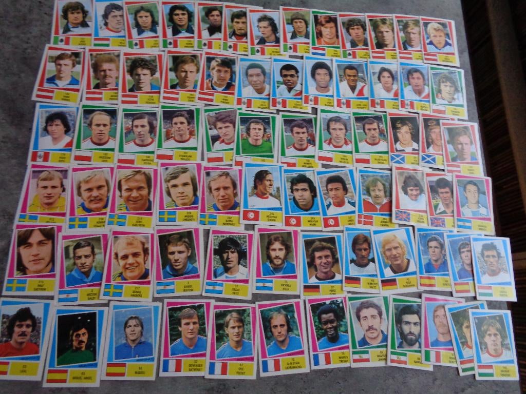 Voetbal prenten WORLD CUP 78 Argentina 73x anno 1978 FKS, Verzenden, Zo goed als nieuw