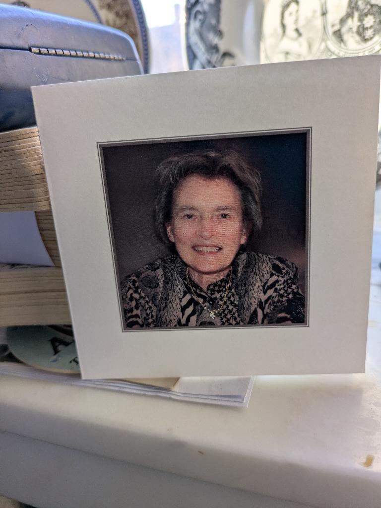 Dp Christiane lembourg, Enlèvement ou Envoi, Image pieuse