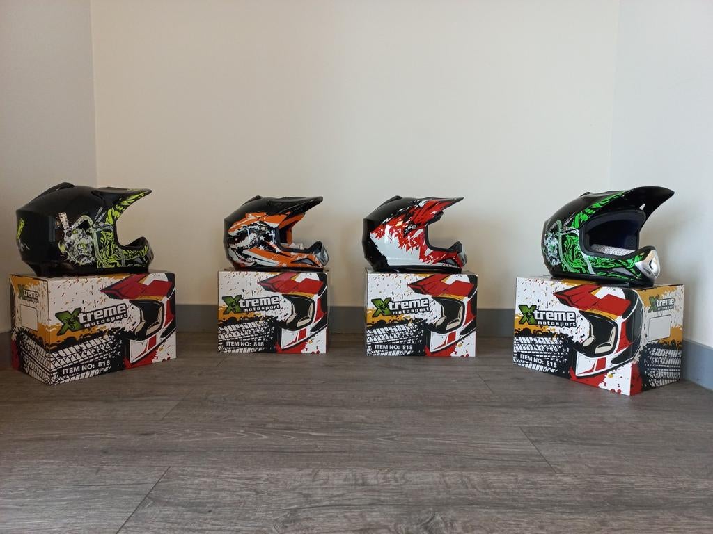 Nieuwe kinder helm voor quad & crossers, Motoren, Ophalen of Verzenden, Kinderen