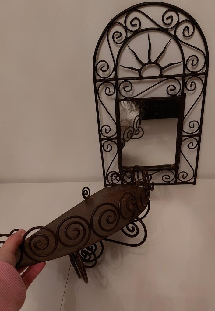 Étagère / miroir fer forgé, Enlèvement