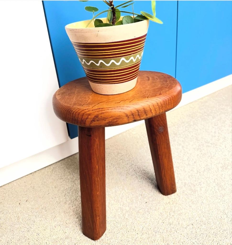 Eiken bijzettafeltje, Ophalen, Hout