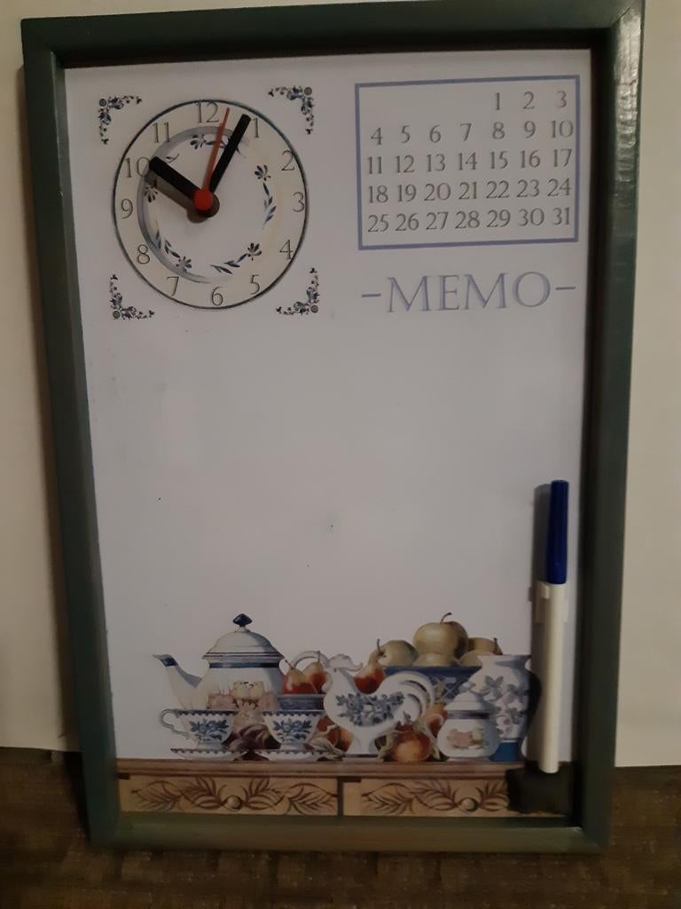 Tableau mémo, Enlèvement ou Envoi, Comme neuf, Tableau magnétique