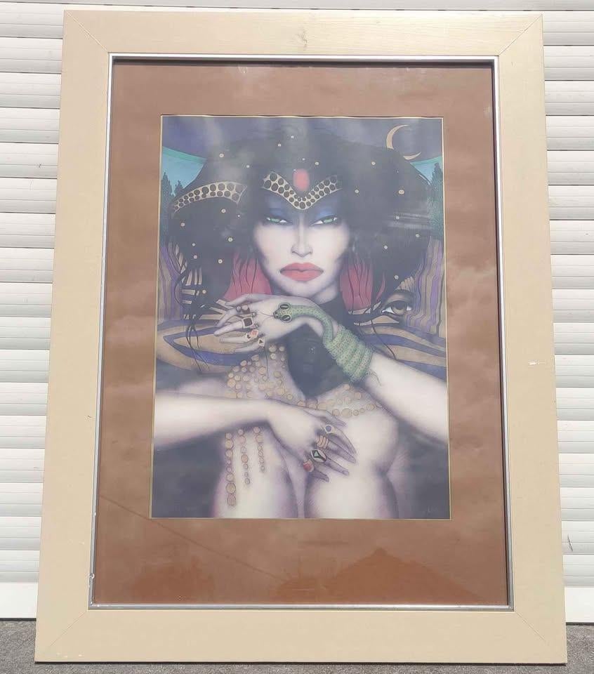 Lithographie signe Jef van tuerenhout, Enlèvement ou Envoi