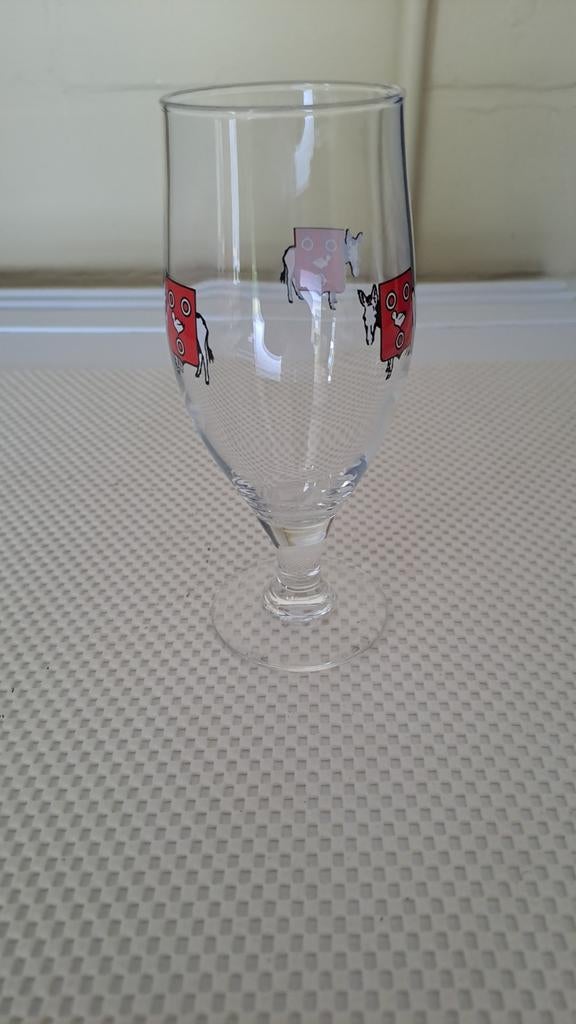 Bierglas 'Ezel', Verzamelen, Ophalen of Verzenden, Zo goed als nieuw, Bierglas