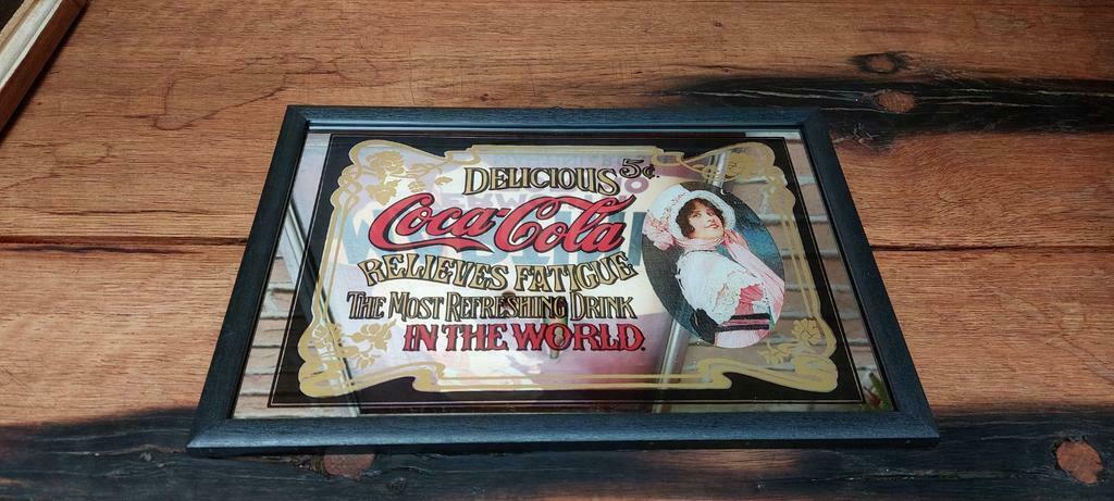 Reclamespiegel Coca-Cola, Huis en Inrichting, Ophalen of Verzenden, Nieuw, Rechthoekig