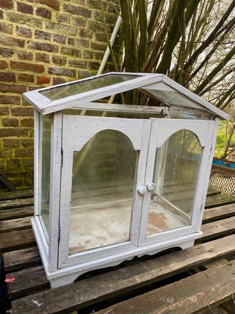 vitrine klein 50 x50 x25, Ophalen, Minder dan 50 cm, Gebruikt, Minder dan 25 cm
