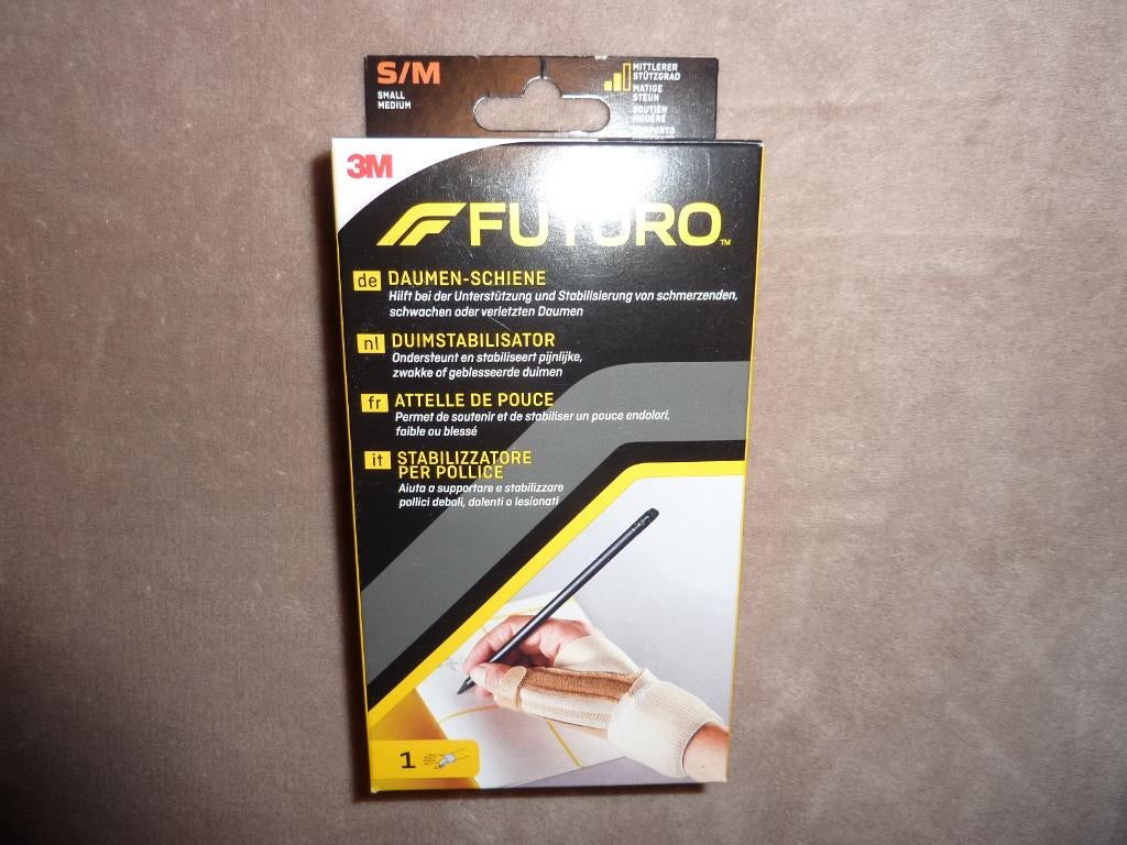 Attelle de pouce FUTURO - Taille S-M, Enlèvement, Neuf