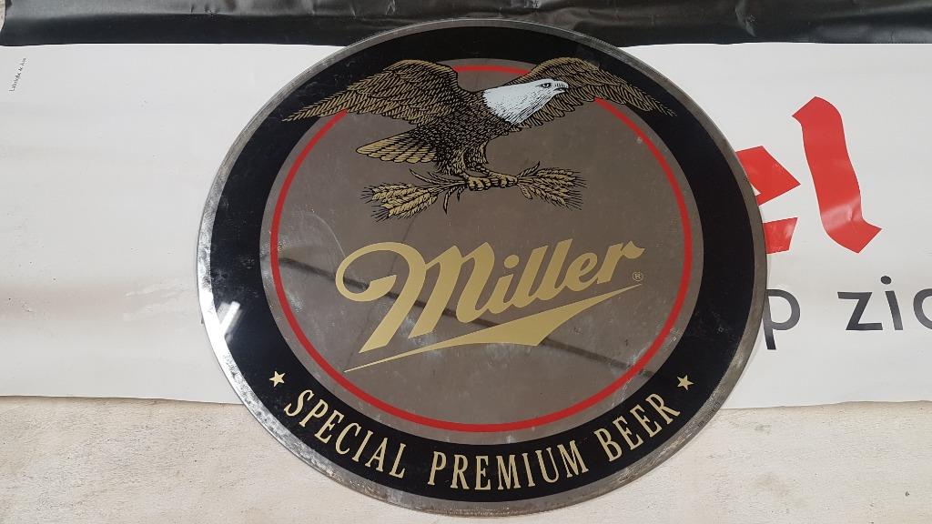 Spiegel Miller 2 stuks, Enlèvement, Comme neuf, Panneau, Plaque ou Plaquette publicitaire