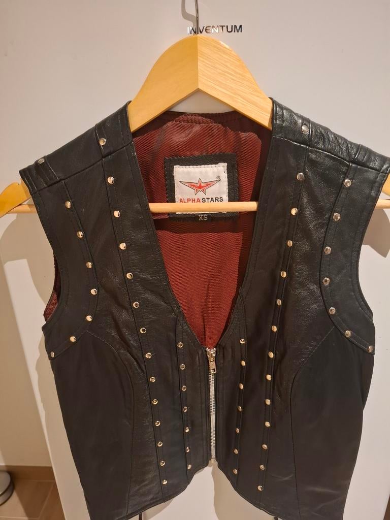 Lederen ondervest dames maat XS, Alpha Stars, Jas | leer, Ophalen of Verzenden, Nieuw zonder kaartje