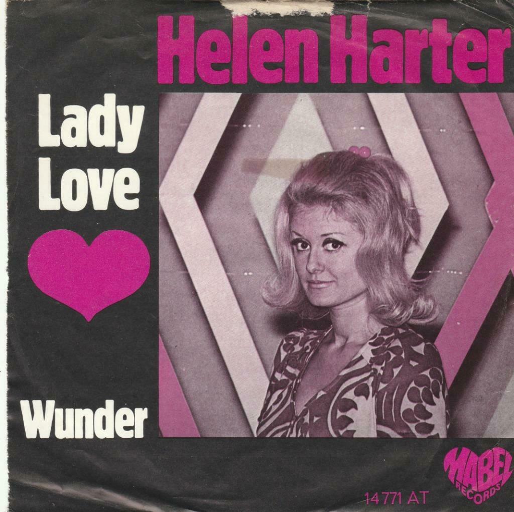 45T: Helen Harter: Lady Love : Schlager : Promo, Enlèvement ou Envoi, Utilisé, Autres formats