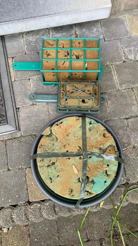 Oasis 3 x voor bloemschikken steekschuim, Enlèvement, Utilisé