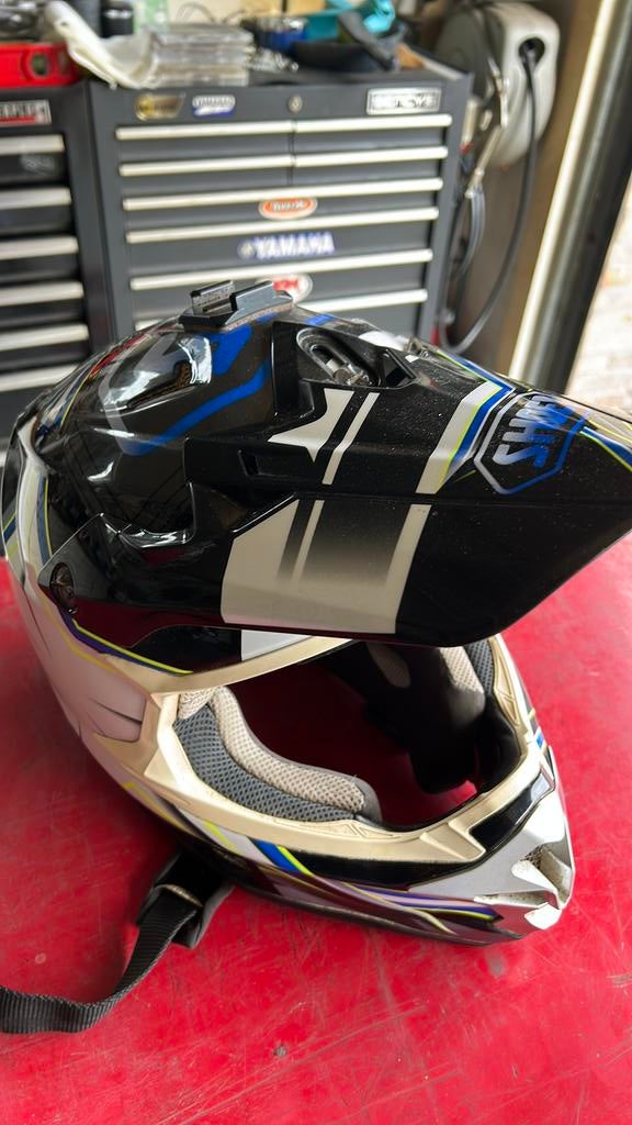 Casque Cross Shoei, Enlèvement, Shoei