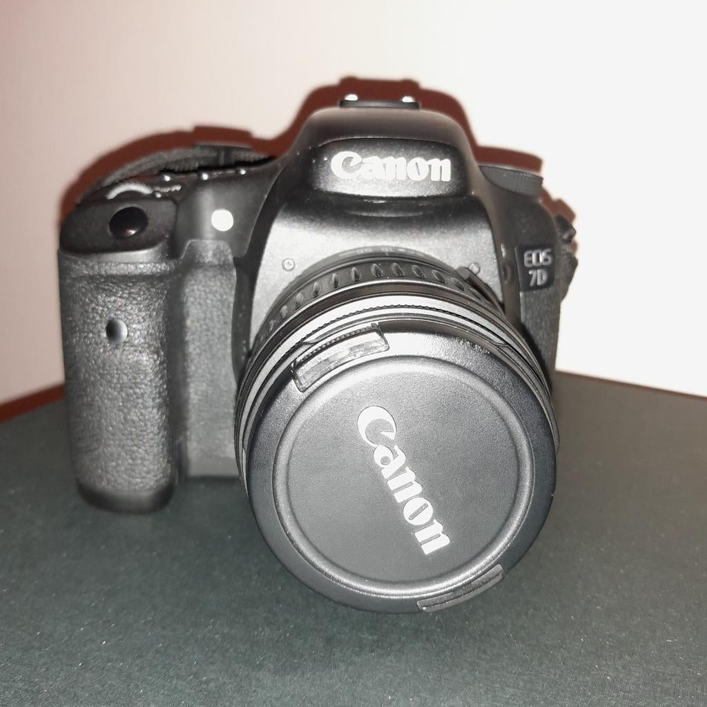 Canon Eos 7D + 2 lenzen + rugzak en toebehoren, Ophalen of Verzenden, Gebruikt, Canon