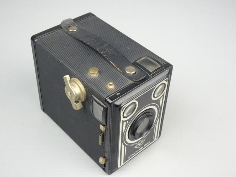 Appareil photo boîte vintage, Antiquités & Art, Enlèvement ou Envoi