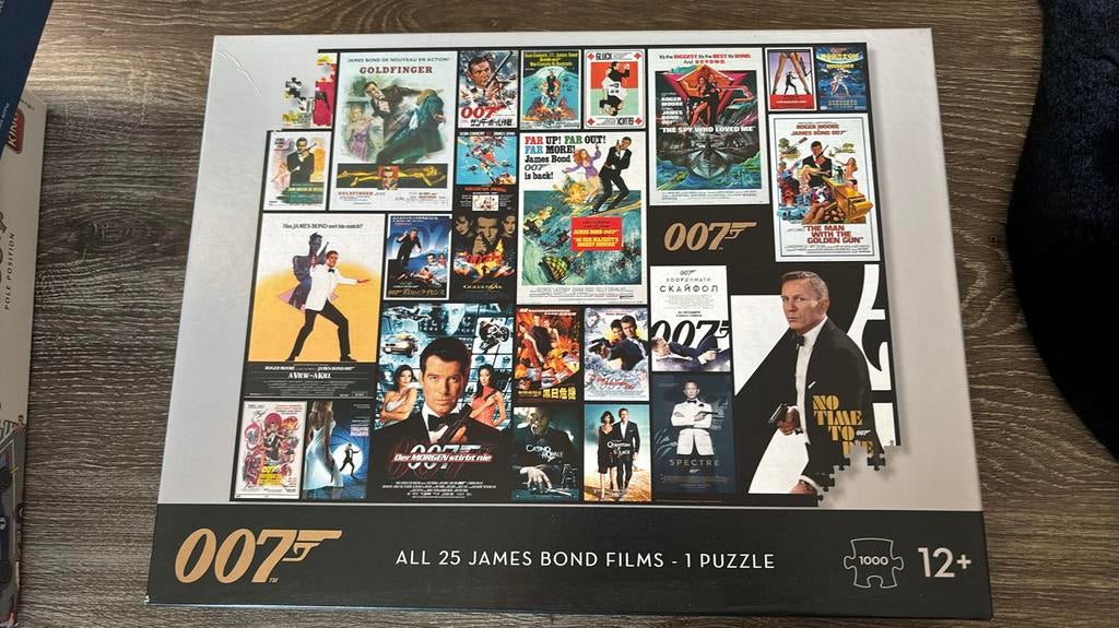 James bond puzzel 1000 stukjes, Ophalen of Verzenden, Zo goed als nieuw