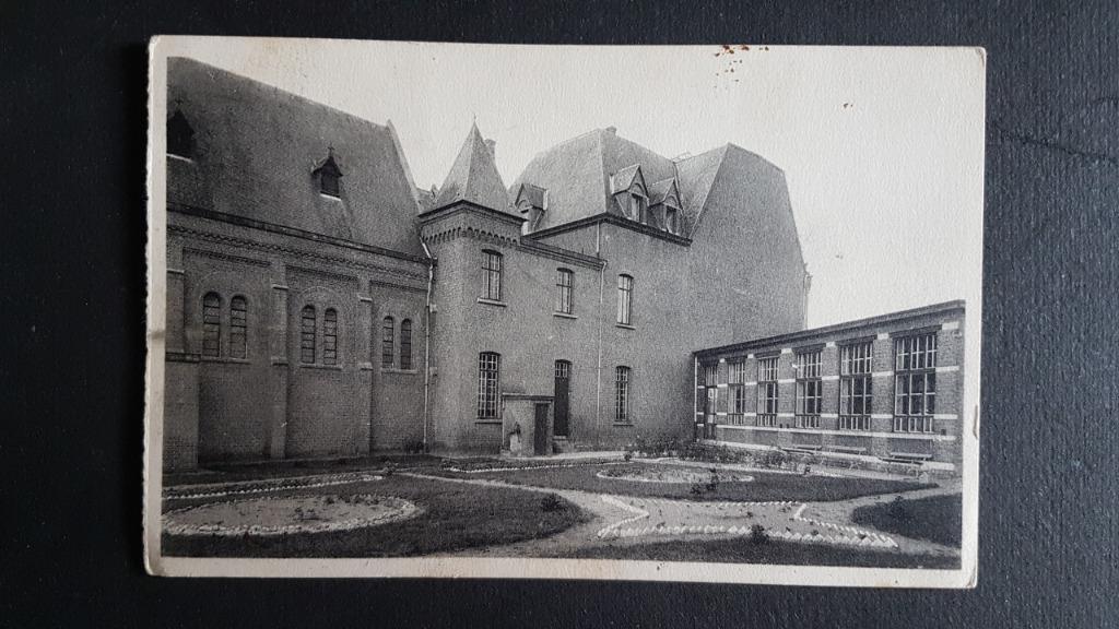 Sombeke Waasmunster Kostschool St-Jozef Zijkant feestzaal, Verzamelen, Postkaarten | België, Gelopen, Oost-Vlaanderen, 1940 tot 1960