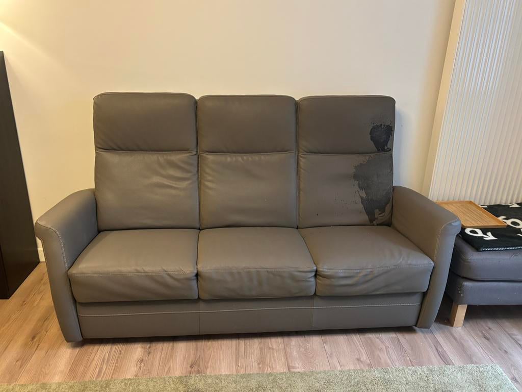 Zetel 3-zit, Huis en Inrichting, Ophalen, Gebruikt, 150 tot 200 cm, Driepersoons