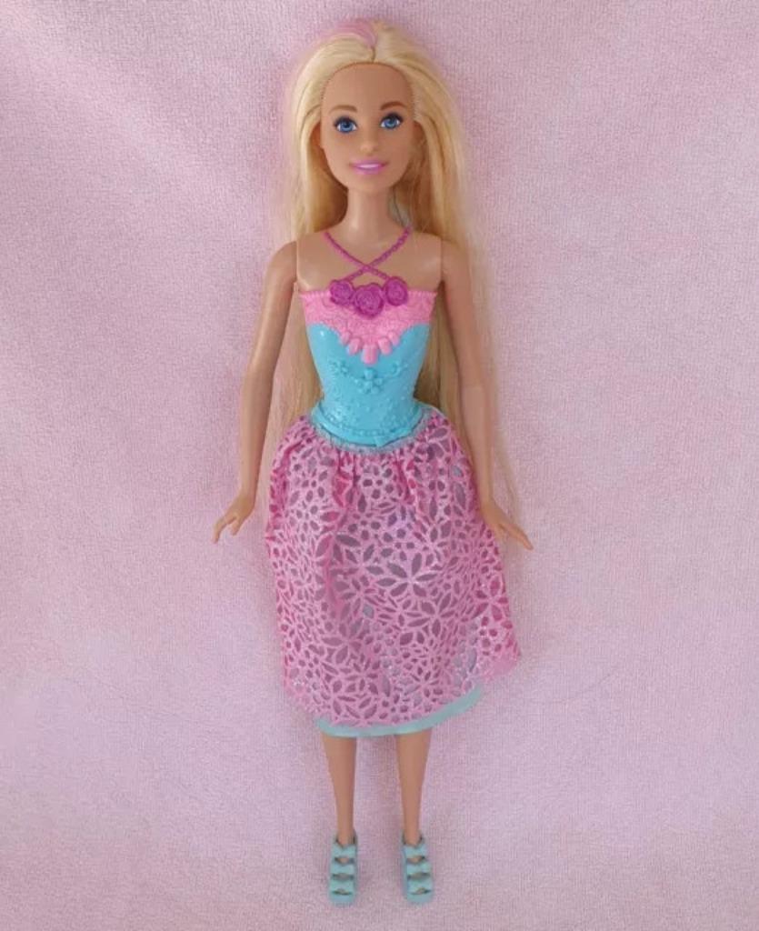 Barbie Princesse Chevelure Magique Blond DKB60, Enlèvement ou Envoi, Utilisé, Barbie