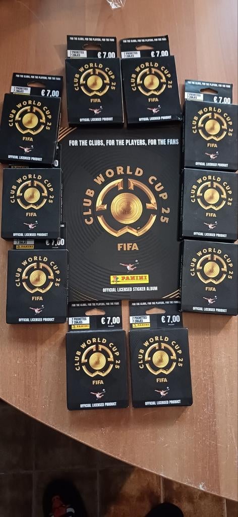 Album de la Coupe du monde du Panini Club + blisters, Enlèvement ou Envoi