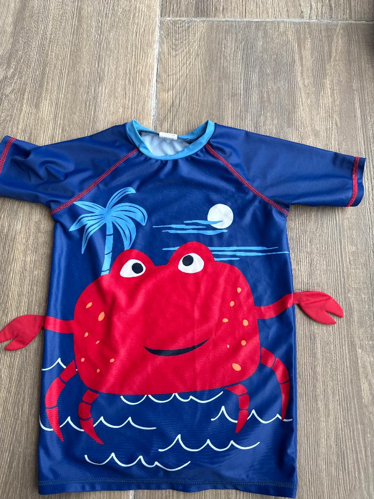 Zwem T-shirt 140, Kinderen en Baby's, Kinderkleding | Kinder-zwemkleding, Gebruikt, UV-zwemkleding, Jongen of Meisje, Ophalen of Verzenden