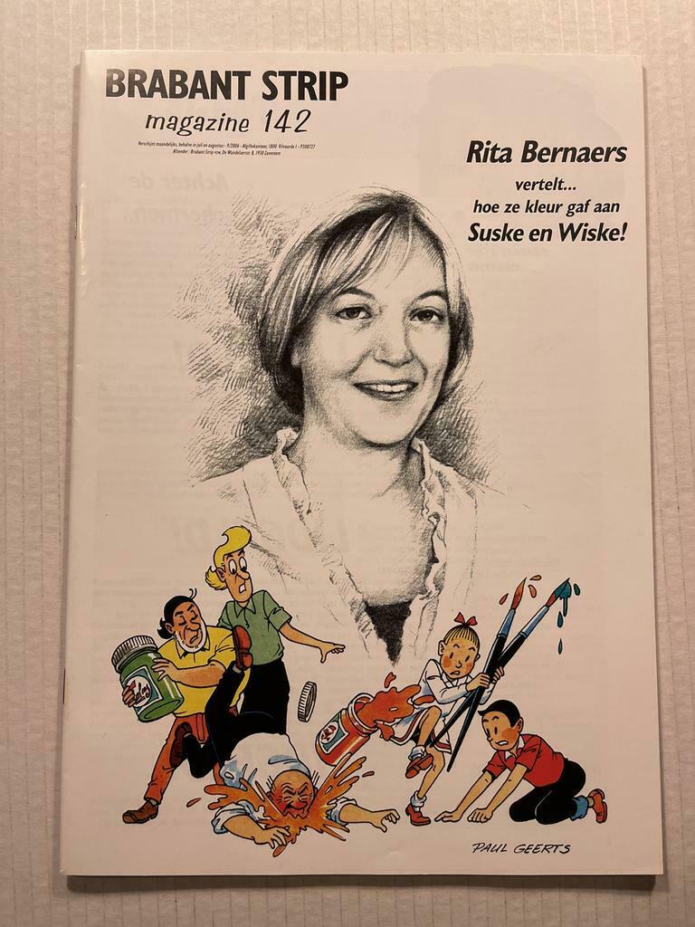 Brabant strip magazine 142 Suske en wiske vandersteen, Ophalen of Verzenden