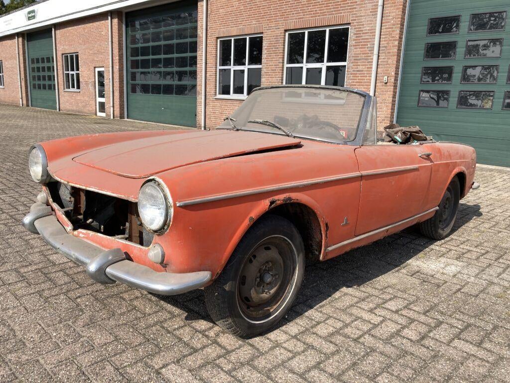 Fiat 1500 cabriolet 1965 - restauratieproject, Achterwielaandrijving, Cabriolet, Blauw, Bedrijf