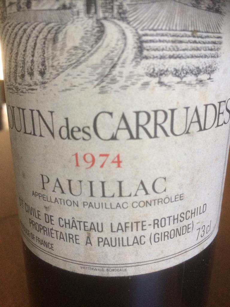 PAUILLAC 1974 ,, Ophalen, Zo goed als nieuw, Frankrijk, Rode wijn