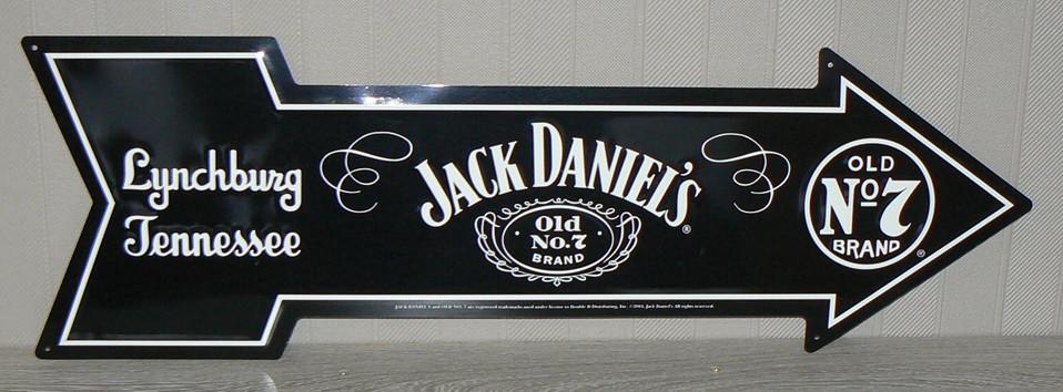 Jack Daniels : pijl blikken reclamebord, Ophalen, Nieuw, Overige, Overige merken