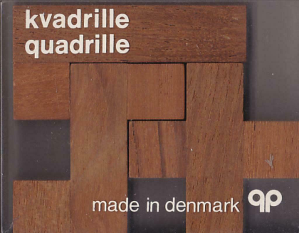 Houten blokken puzzel  "Kwadrille-Quadrille"., Hobby en Vrije tijd, Ophalen of Verzenden, Zo goed als nieuw, Overige typen