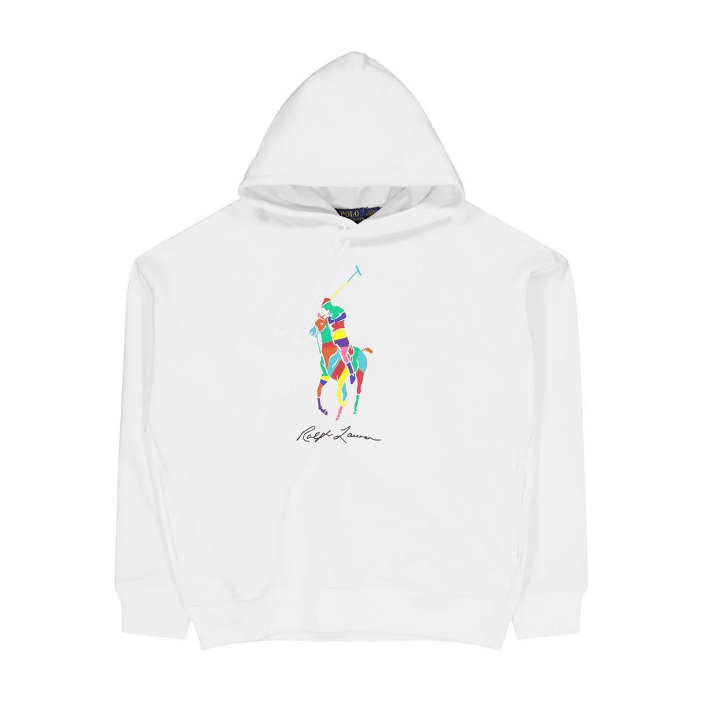 Polo Ralph Lauren Big Polo Player Hoodie, Ophalen of Verzenden, Zo goed als nieuw, Maat 56/58 (XL), Wit