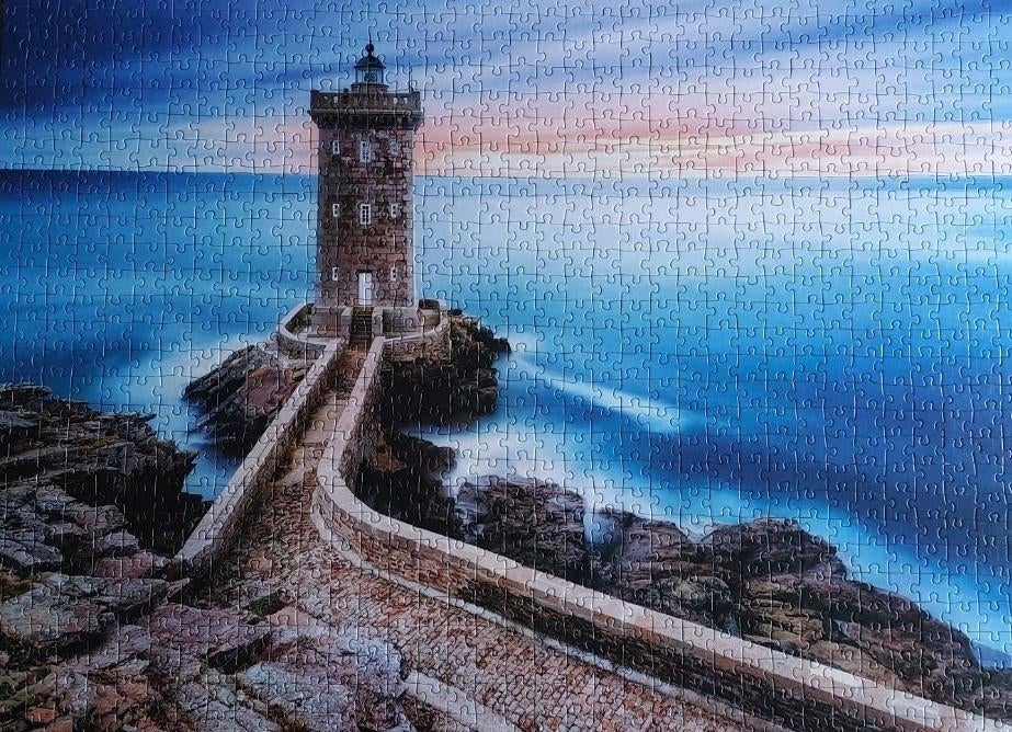 Clementoni puzzel. 1000 stukjes. De vuurtoren., Ophalen of Verzenden, 500 t/m 1500 stukjes, Zo goed als nieuw, Legpuzzel