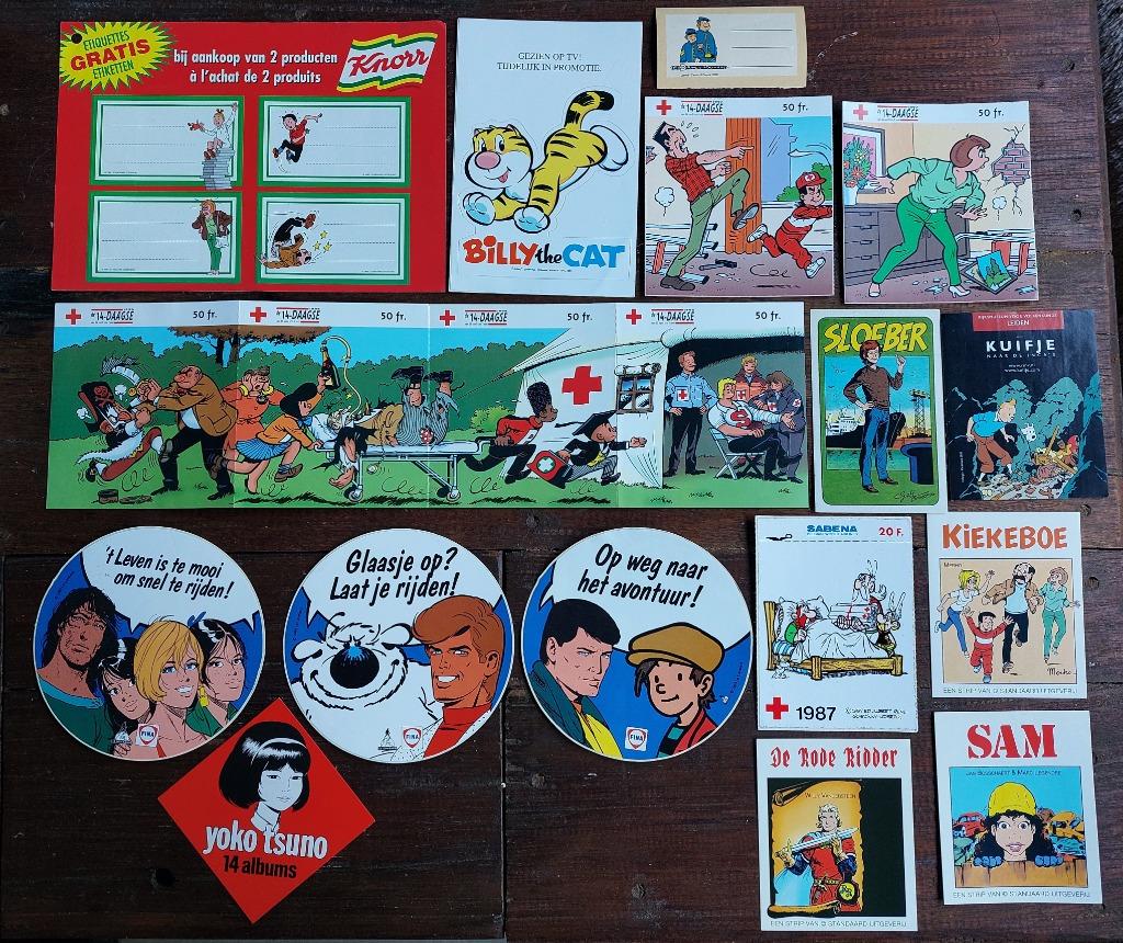 Strips - Stripfiguren -  Stickers, Verzamelen, Ophalen of Verzenden, Zo goed als nieuw, Plaatje, Poster of Sticker