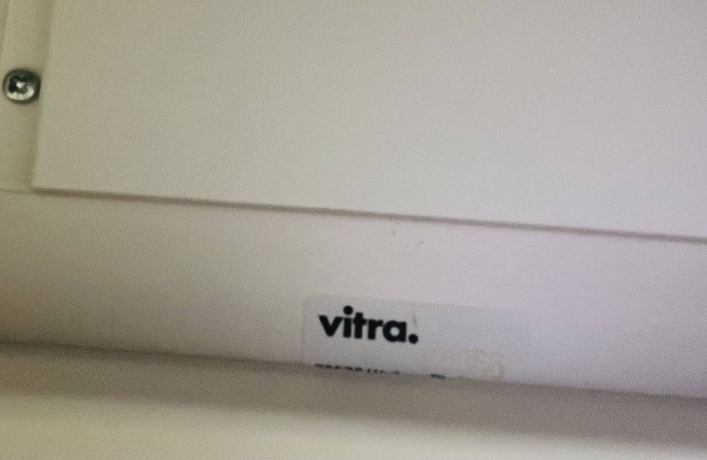 Vitra bureau hoogte met Slinger 160x80cm, Design, Ophalen, Wit, Overige materialen, Beweegbaar