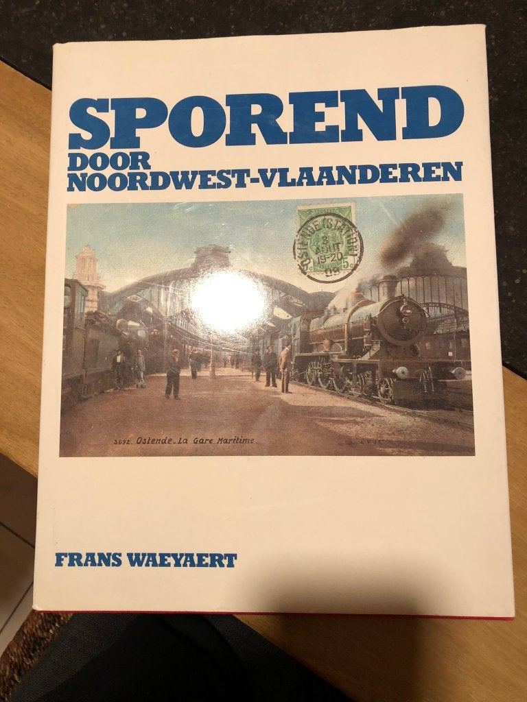 Sporend door Noordwest-Vlaanderen - Frans Waeyaert *Marc Van, Livres, Enlèvement ou Envoi, Comme neuf, Frans Waeyaert, Train