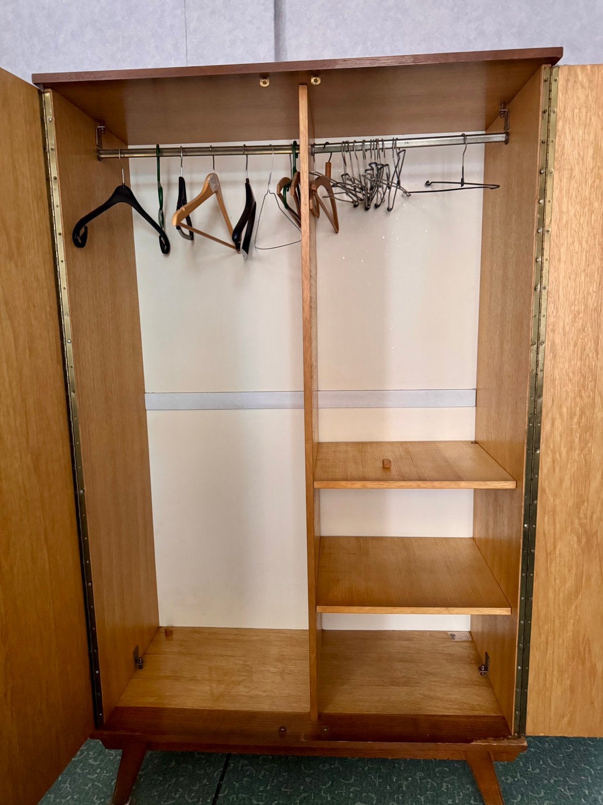 Armoire vintage années 50/60, Ophalen, Gebruikt, 50 tot 100 cm, 150 tot 200 cm