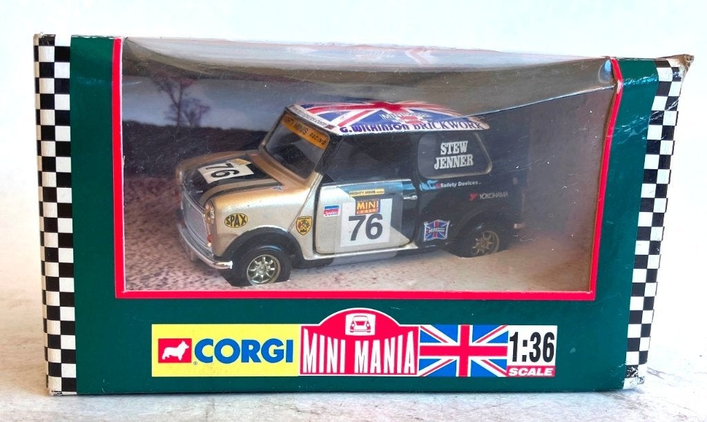Mini Mania Mighty Minis Stewart Jenner Corgi # 04437., Ophalen of Verzenden, Zo goed als nieuw, Auto