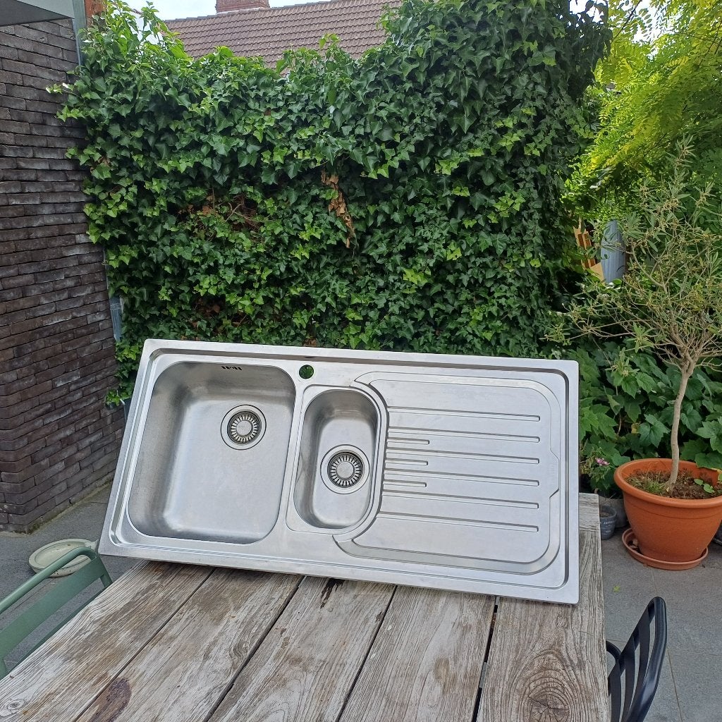 spoelbak inox merk Franke type Fox 651, Ophalen, Zo goed als nieuw