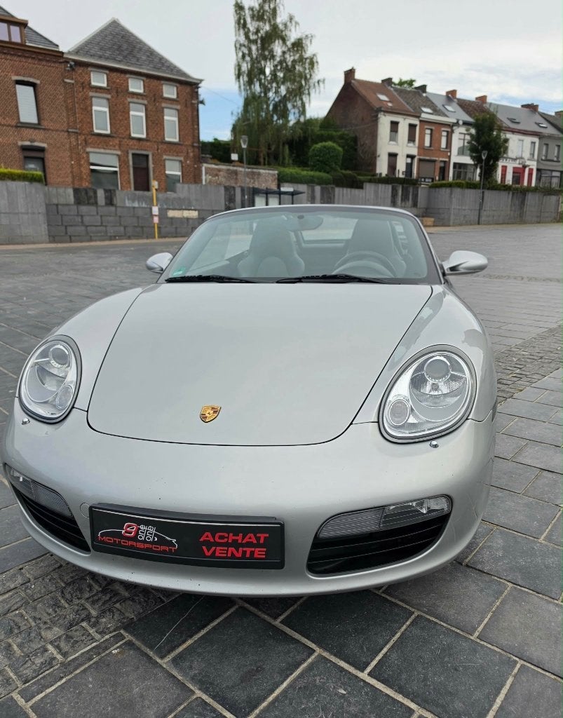 Boxster 245 cv de 2008 carnet complet, Auto's, Porsche, Achterwielaandrijving, Zwart, Cabriolet, Leder