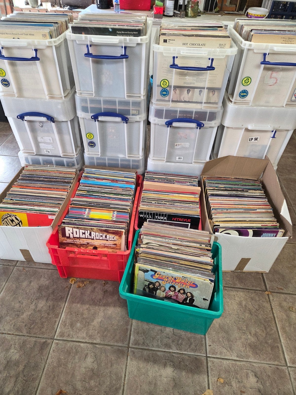 lot Vinyl LP's, Cd's en Dvd's, Ophalen, LP, Gebruikt, Pop