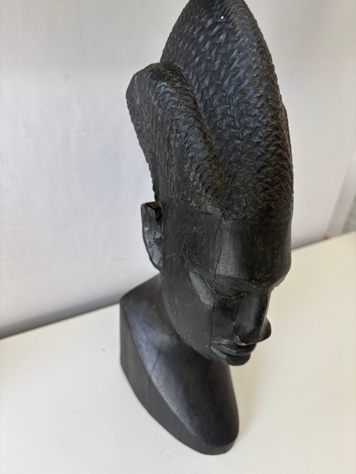Afrikaans houten beeldje (32 cm), Ophalen of Verzenden, Hout