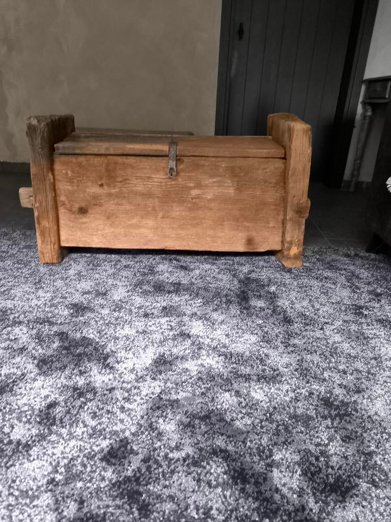 Houten koffer, Huis en Inrichting, Woonaccessoires | Kisten, Ophalen