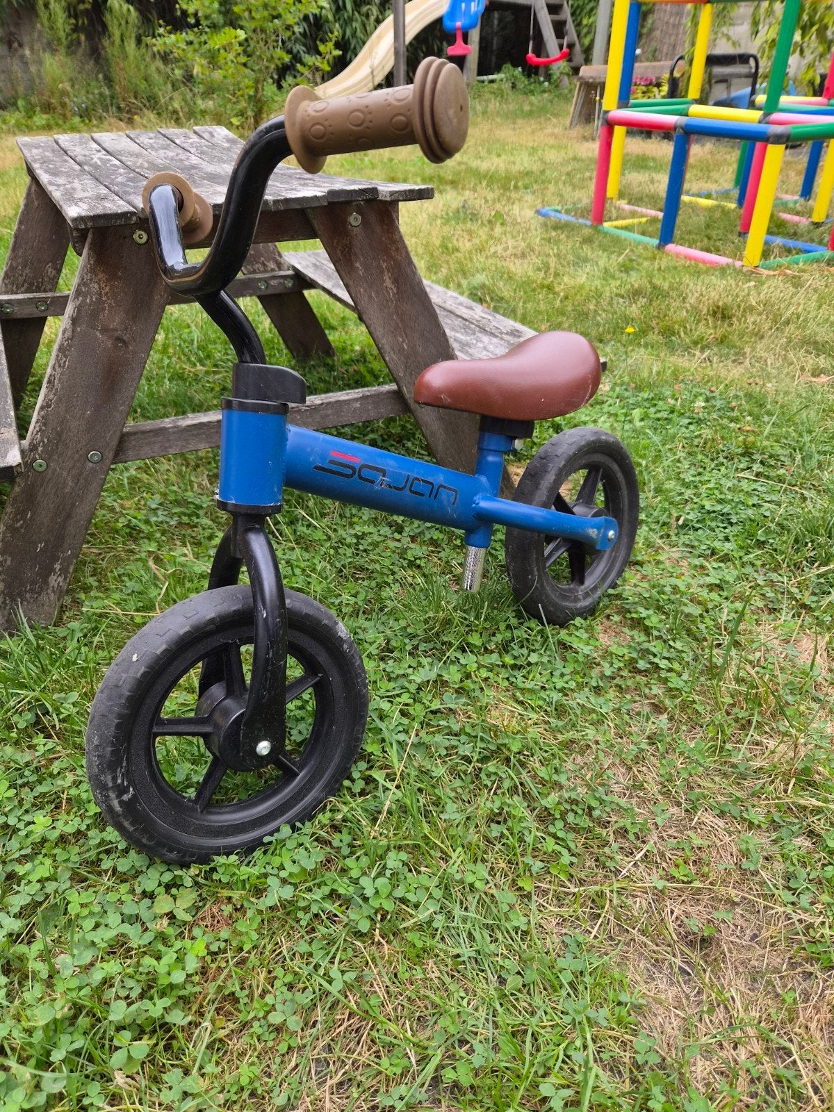 Loopfiets, Ophalen