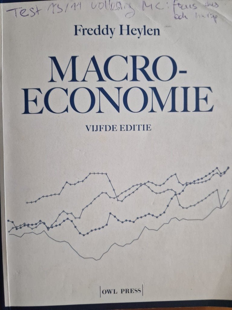 Macro economie, Freddy Heylen, Ophalen of Verzenden, Zo goed als nieuw, Overige onderwerpen
