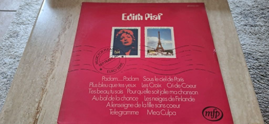 3 lp's (Edith Piaf, Jean Claude Pascal, Belafonta), Ophalen, Gebruikt, LP