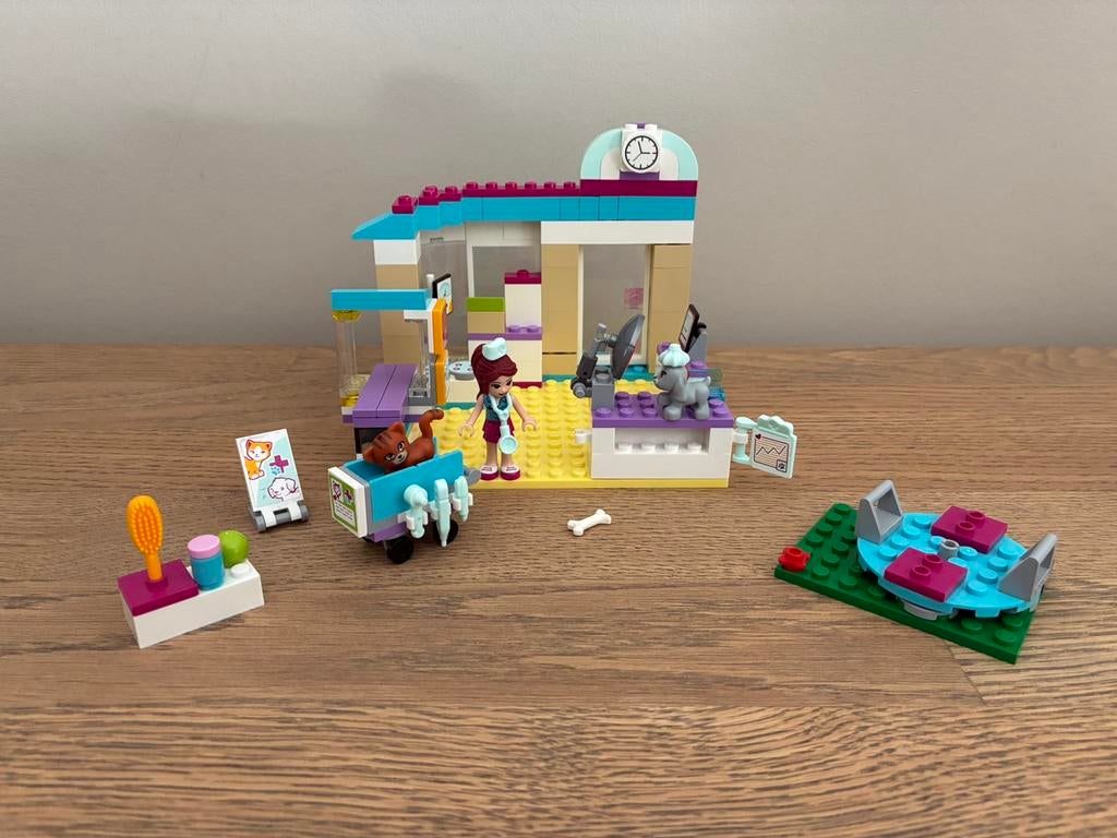 Lego friends 41085 Dierenkliniek, Ophalen, Zo goed als nieuw, Lego