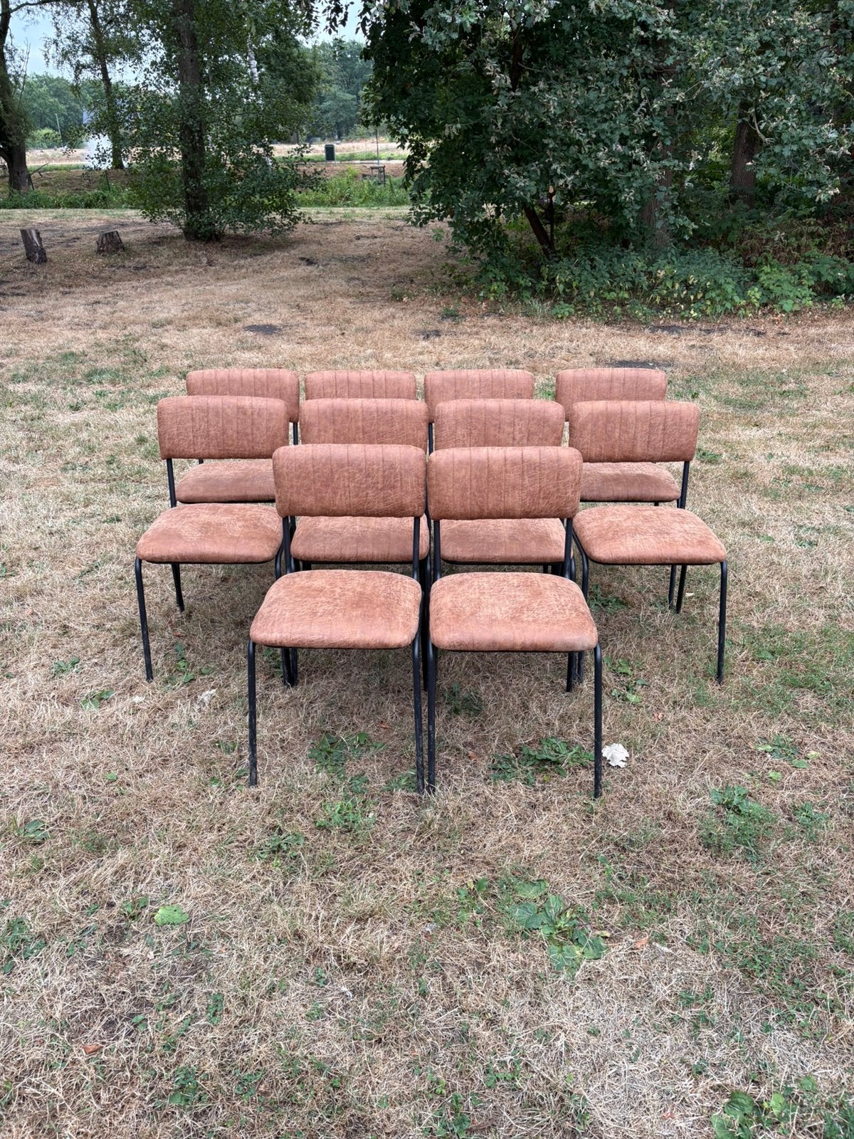 Restaurant stoelen, Maison & Meubles, Chaises, Comme neuf, Brun, Enlèvement, Cinq, Six Chaises ou plus