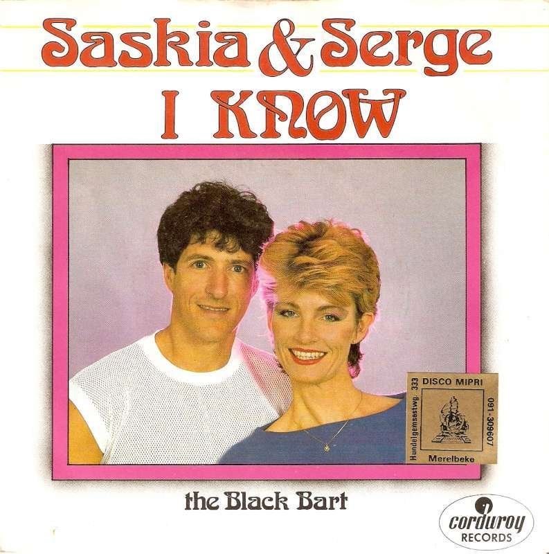 single Saskia en Serge - I know, Enlèvement ou Envoi, 7 inch, Comme neuf, Pop